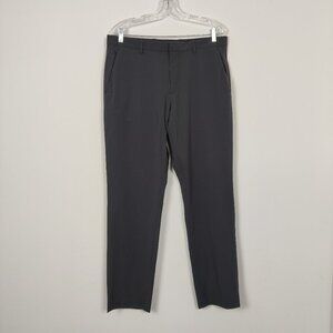 Perry Ellis Slim Fit Stretch Men's Black Dress Pants Size 34 x 32 Formal Office